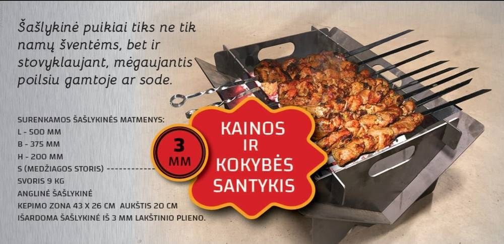Šašlykinė mangalas BBQ
